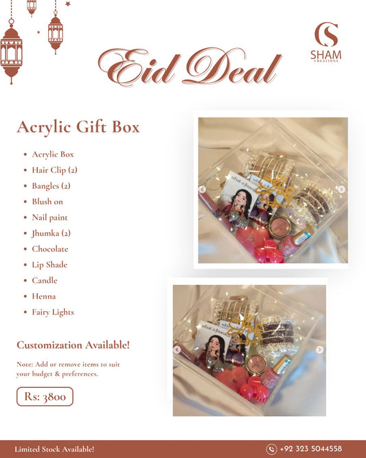 Eid box The Acrylic Gift Box